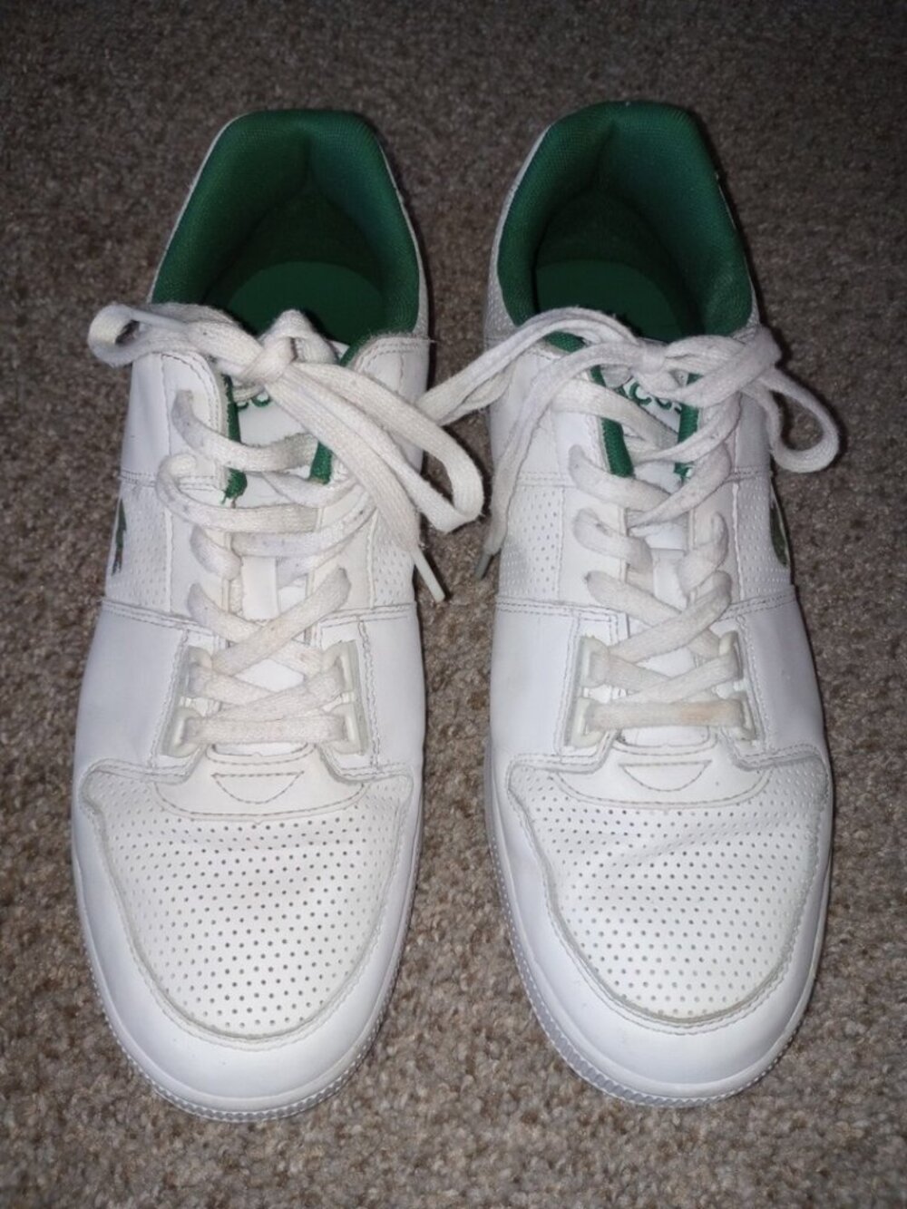 Lacoste Women`s Trainers Girls Ladies Trill size 9,5 White